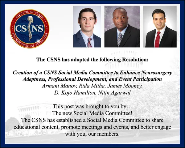 CSNS Establishes Social Media Committee to Enhance Digital Engagement in Neurosurgery
