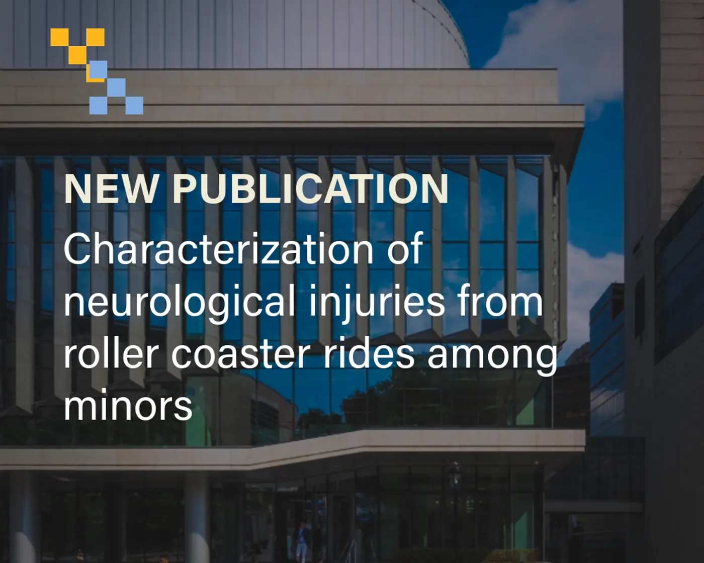 New publication on pediatric neurological injuries from roller coasters