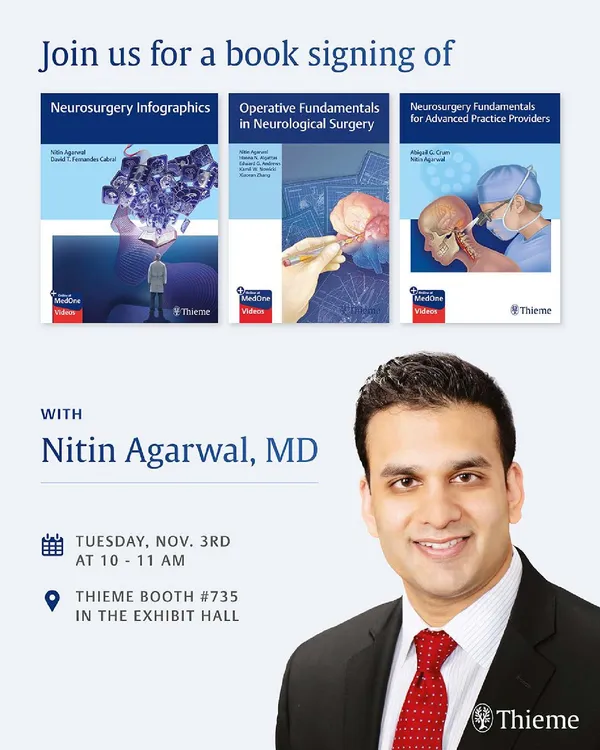 Dr. Nitin Agarwal to Hold Book Signing at CNS 2026